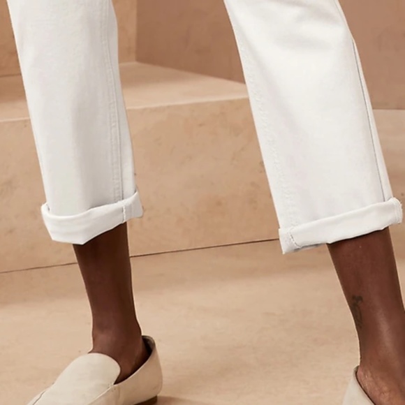 Bananan Republic Girlfriend Jean (White) NWT - Picture 6 of 6